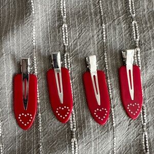 Emi Jay Bold Red Hair Clips
